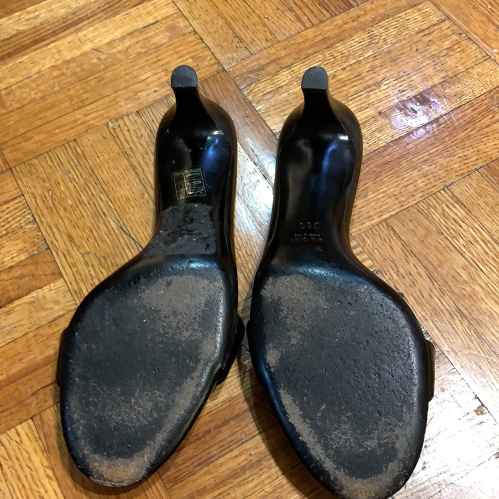GUCCI
Black Patent Leather Horsebit Open-Toe Slide - Picture 5 of 5